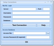 Access MySQL Import, Export & Convert screenshot